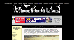 Desktop Screenshot of outdoor-sport-leisure.net