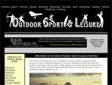 Tablet Screenshot of outdoor-sport-leisure.net
